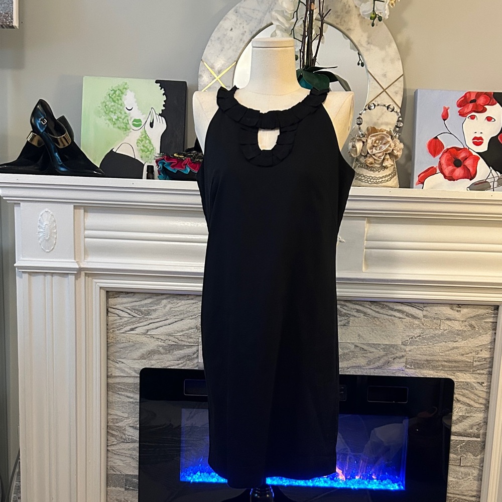 Julian Taylor Black Backless Dress